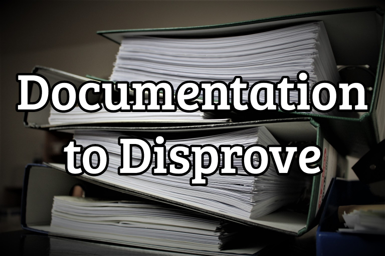 Documentation to Disprove Lien