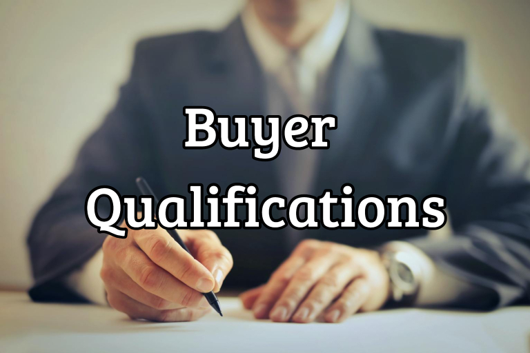 Home Loan Buyer Qualifcations